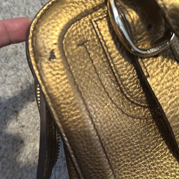 Vintage authentic Burberry bronze handbag - Picture 5 of 7